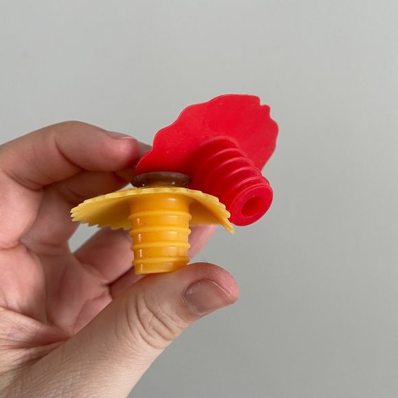 2pk Charles Viancin Sunflower and Poppy Bottle Stoppers - Picture 7 of 7